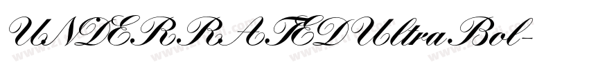UNDERRATED Ultra Bol字体转换